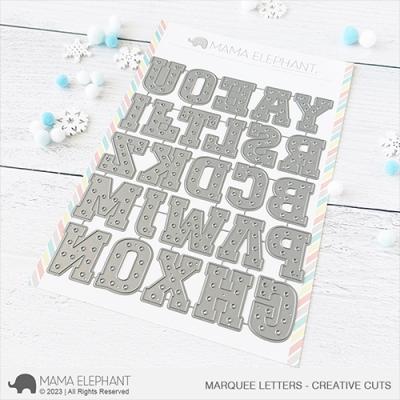 Mama Elephant Creative Cuts - Marquee Letters