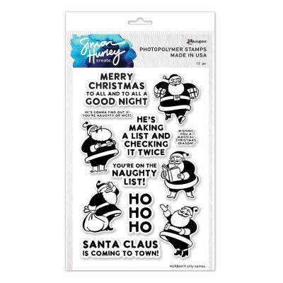 Spellbinders Stempel - Silly Santas