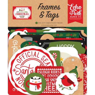 Echo Park Have A Holly Jolly Christmas - Frames & Tags