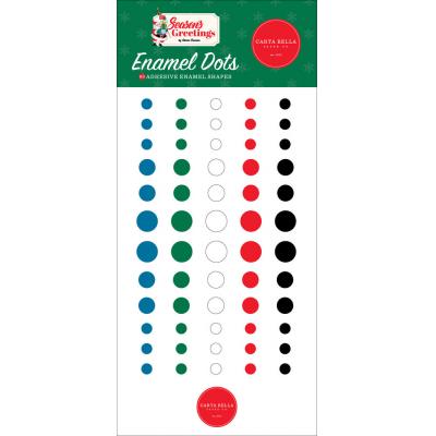 Carta Bella Season's Greetings - Enamel Dots