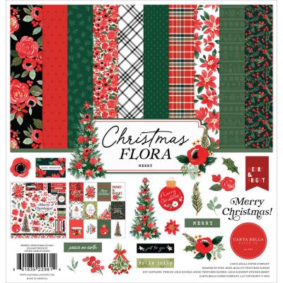 Carta Bella Christmas Flora - Merry Collection Kit