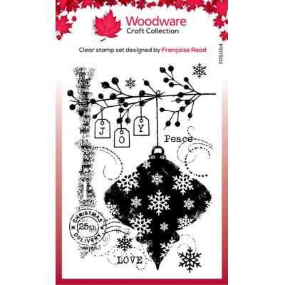 Woodware Stempel Winter Bauble