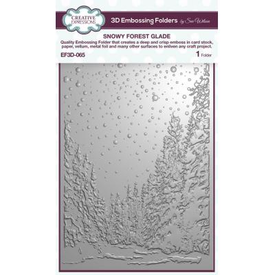 Creative Expressions Sue Wilson 3D Embossing Folder Snowy Forest Glade