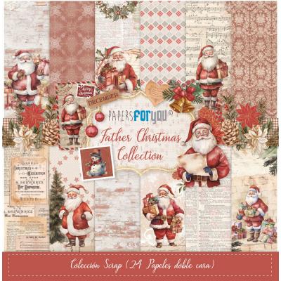 Papers For You Father Christmas - Mini Scrap Paper Pack