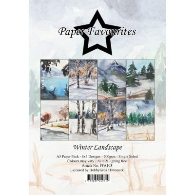 Paper Favourites Winter Landscape