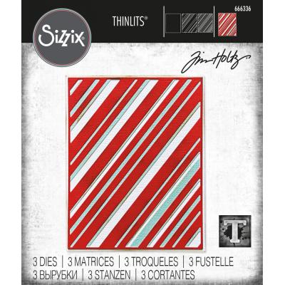 Sizzix Thinlits Die by Tim Holtz Layered Stripes