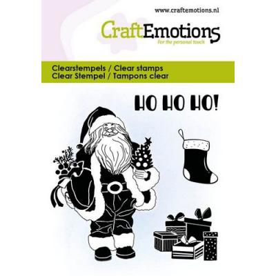 CraftEmotions Stempel - Weihnachtsmann mit Geschenken