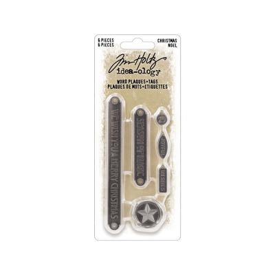 Idea-ology Tim Holtz Christmas 2023 - Word Plaques + Tags