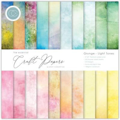 Craft Consortium Paper Pad Grunge Light Tones