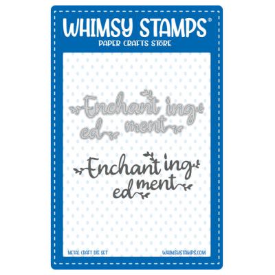 Whimsy Stamps Die Set - Enchanted Word