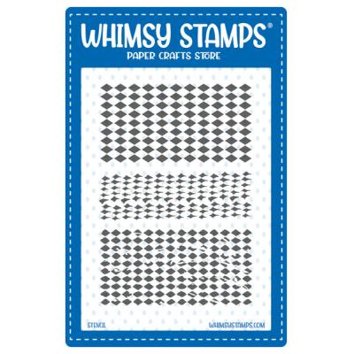 Whimsy Stamps Stencil - Harlequin