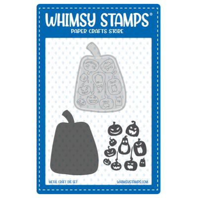 Whimsy Stamps Die Set - Pumpkin and Mini Jacks