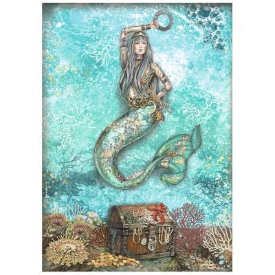 Stamperia Songs of the Sea Rice Paper - Mermaid