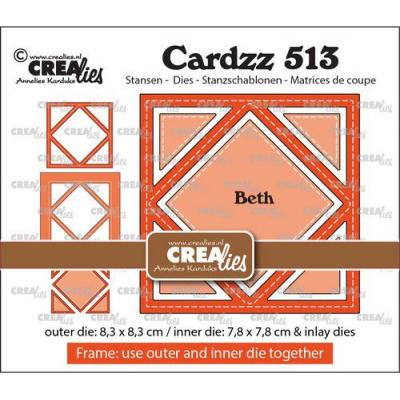 Crealies Cardzz Frame & Inlay - Beth Diamant