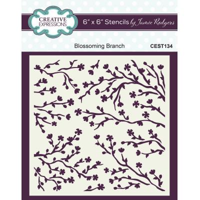 Creative Expressions Stencil - Blossoming Branch