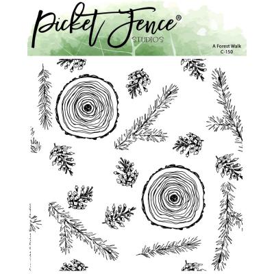 Picket Fence Studios Stempel - A Forest Walk