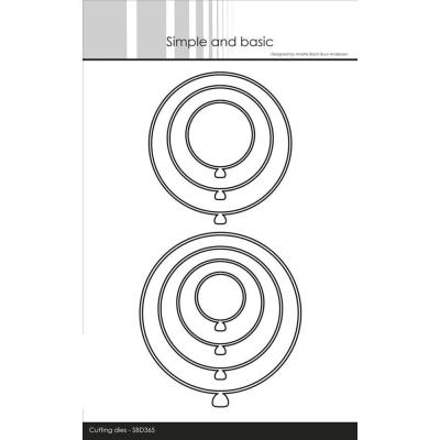Simple and Basic Cutting Dies - Round Balloons