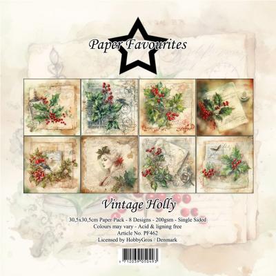 Paper Favourites Paper Pack - Vintage Holly