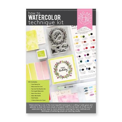 Hero Arts Technique Kit - How to Watercolor