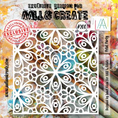 Aall and Create Stencil - Petal Party