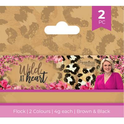 Crafter's Companion Sara Signature Wild at Heart - Flock Brown & Black