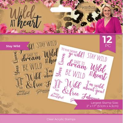 Crafter's Companion Sara Signature Wild at Heart - Stay Wild