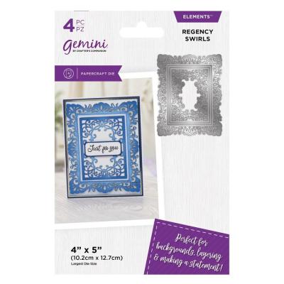 Gemini Everyday Border Nesting Elements Dies -  Regency Swirls