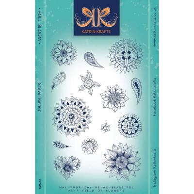 Katkin Krafts Stempel - Full Bloom