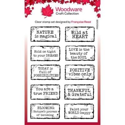 Woodware Stempel - Distressed Labels