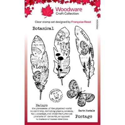 Woodware Stempel - Paper Feathers