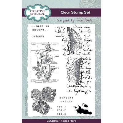 Creative Expressions Stempel - Faded Flora