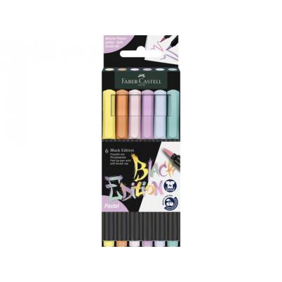 Faber Castell Black Edition Felt Tip Pen w/ Soft Brush Nib Pastel
