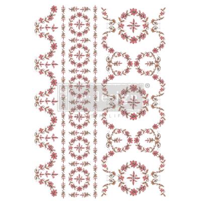 Prima Marketing Re-Design Decor Transfers - Annie Sloan Flower Garland