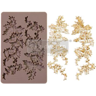 Prima Marketing Re-Design Decor Mould - Holly Jolly Holidays