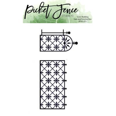 Picket Fence Studios Metal Die - Scene Building Dies: Gate and Fencing