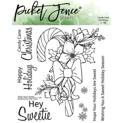 Picket Fence Studios Stempel - Candy Cane Christmas