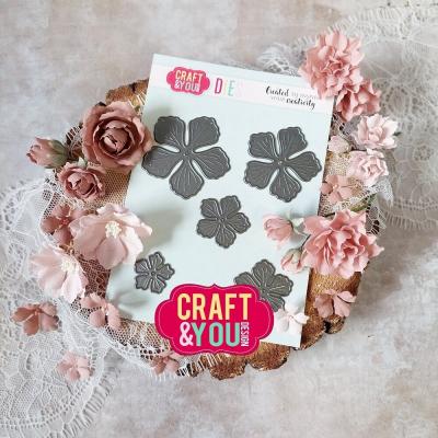 Craft & You Cutting Dies - Magda's Flower 1