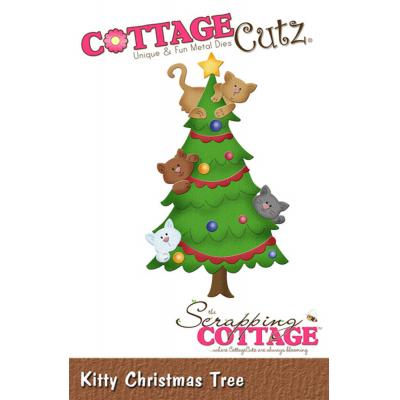 Scrapping Cottage Cutz - Kitty Christmas Tree