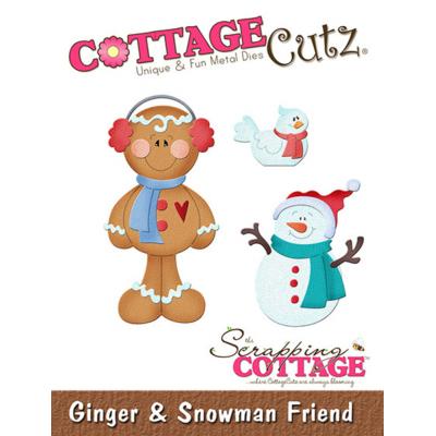 Scrapping Cottage Cutz - Ginger & Snowman Friend