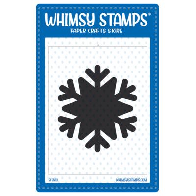 Whimsy Stamps Stencil - It's a Snowflake