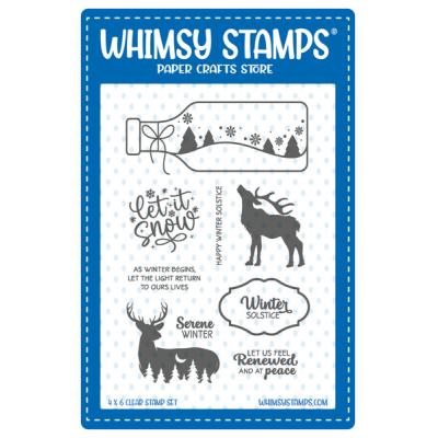 Whimsy Stamps Stempel - Winter Solstice