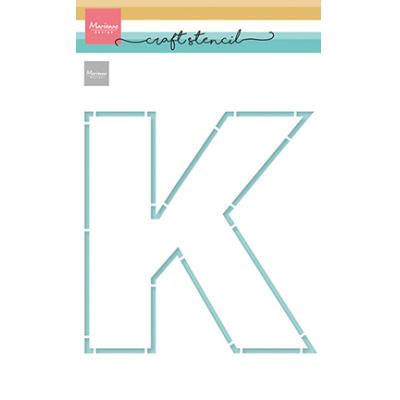Marianne Design Stencil - Buchstabe K