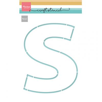 Marianne Design Stencil - Buchstabe S