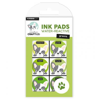 StudioLight CraftLab Water-Reactive Ink Pads - Greens