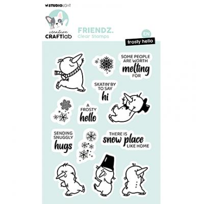 StudioLight CraftLab Friendz Stempel - Frosty Hello