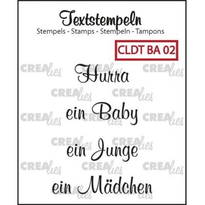 Crealies Stempel - German Baby 02
