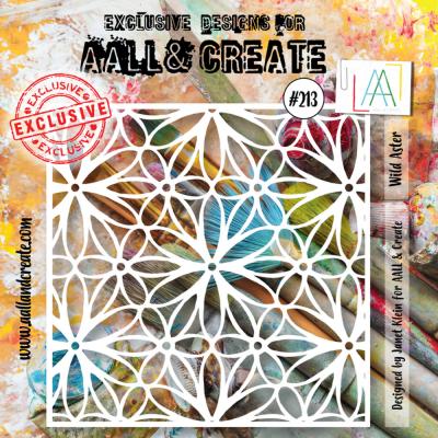 Aall and Create Stencil - Wild Aster
