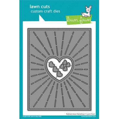 Lawn Fawn Lawn Cuts - Radiant Heart Background