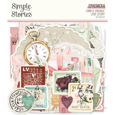 Simple Stories Simple Vintage Love Story - Ephemera