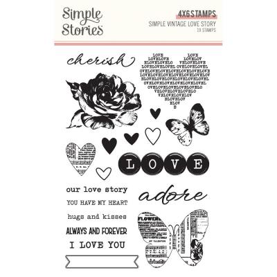 Simple Stories Simple Vintage Love Story - Stempel